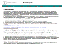 Tablet Screenshot of pakend.keskkonnainfo.ee
